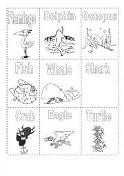English Worksheet: Mini Book Animals part4