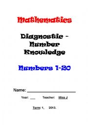 Grade 1 Numeracy Test