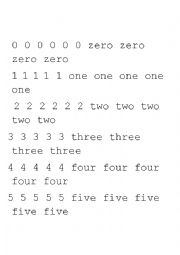 Numbers 1-20