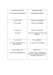 British and American Idioms Game and Worksheet