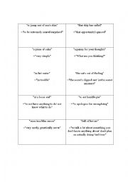 English Worksheet: British and American Idioms Game and Worksheet