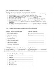 English Worksheet: adjective_or_adverb