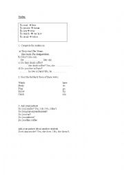 English Worksheet: Present Simple third person practice