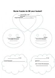 English Worksheet: Warm fuzzies