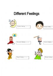 English Worksheet: feeling