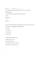 Water worksheets