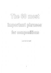 60 Expressions for compositions