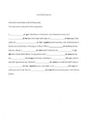 English Worksheet: Past perfect vs. simple past Story