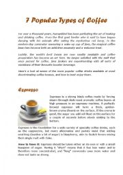 7 Popular Types of Coffee
