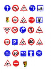 worksheet traffic signs