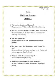 English Worksheet: the wrong trouser test