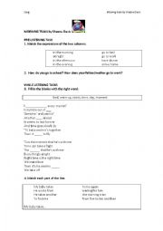 English Worksheet: Morning Train by Sheena Davis