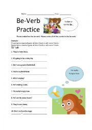 Be-Verb Practice