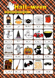 Halloween - vocabulary