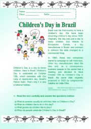 Childrens day in Brazil. 