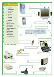 English Worksheet: Technology gadgets