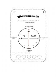 English Worksheet: the time