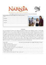Movie: The Narnia Chronicles (3) Activities, Description of characters and Summary!