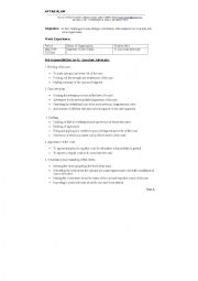 English Worksheet: RESUME