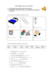 English Worksheet: BL CL L-blend worksheet