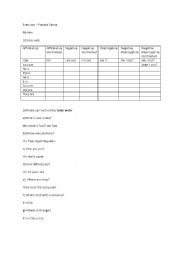 English Worksheet: To be exercises