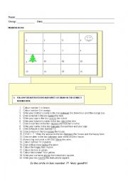 English Worksheet: Prepositions