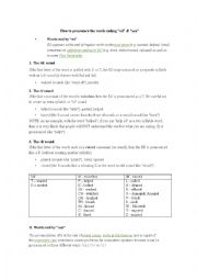 English Worksheet: pronunciation