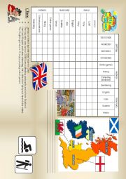 English Worksheet: logic game 17 - meet 4 british teenagers