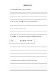 English Worksheet: Book activity - Pels book