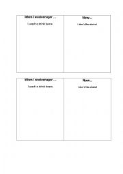 English Worksheet: USED TO ( PRACTICE )