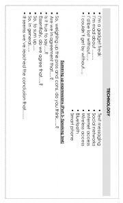 English Worksheet: Technology