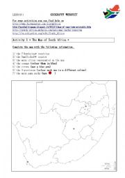 south africa worksheets