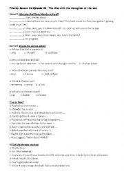 English Worksheet: Friends