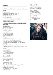 English Worksheet: Skyfall