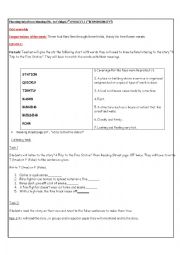 English Worksheet: PLANING FORM