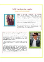 English Worksheet: teen life in other countries 2