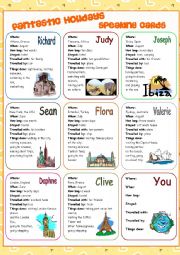 English Worksheet: Fantastic Holidays (speaking cards)
