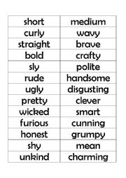 vocabulary to describe people