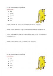 Beegu Subtraction Word Problems