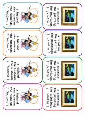Four-of-a-Kind Card Game Definite and Indefinite Articles - 2