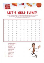 Cloudy with a Chance of Meatballs Word Finding!