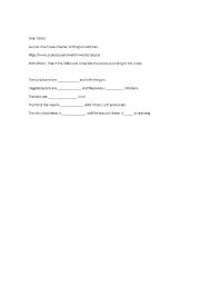 English Worksheet: Sanji cooks (one pice video extract) Passive voice in simple present.