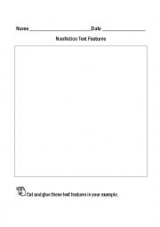 English Worksheet: Nonfiction Text Features