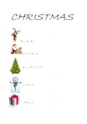 English Worksheet: Christmas 