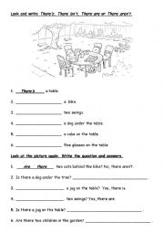 There is / there are - ESL worksheet by Saras1482