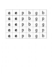 English Worksheet: 5 letters