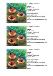 English Worksheet: A Yummy Ladybird