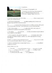 English Worksheet: Corner idioms