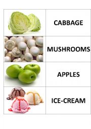 FOOD VOCABULARY