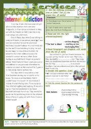 Internet and other services(End Term2 Test 9th form)3parts: Reading Comprehension+Language+Writing+Key.